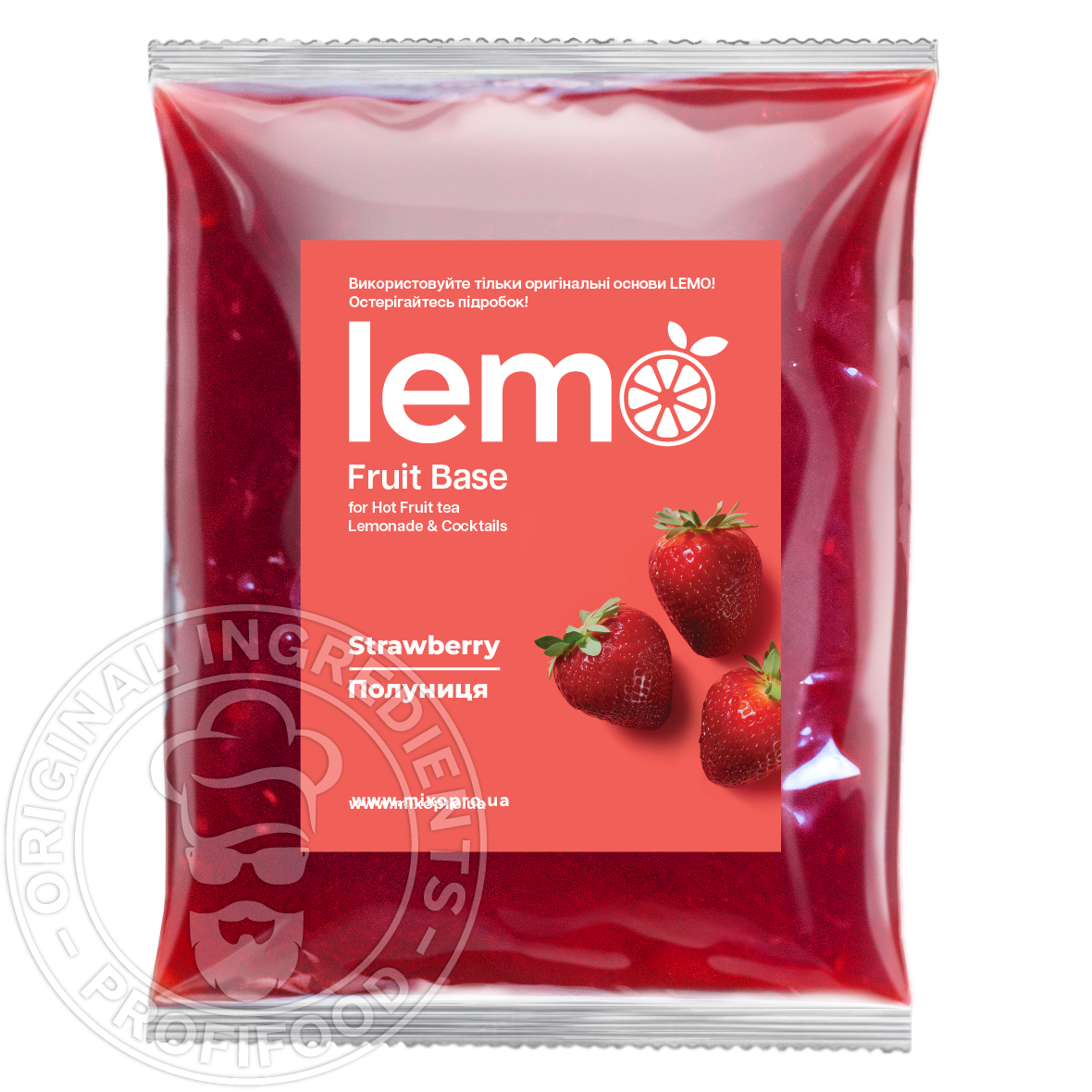 Полуниця, LEMO, основа-пюре, 1кг