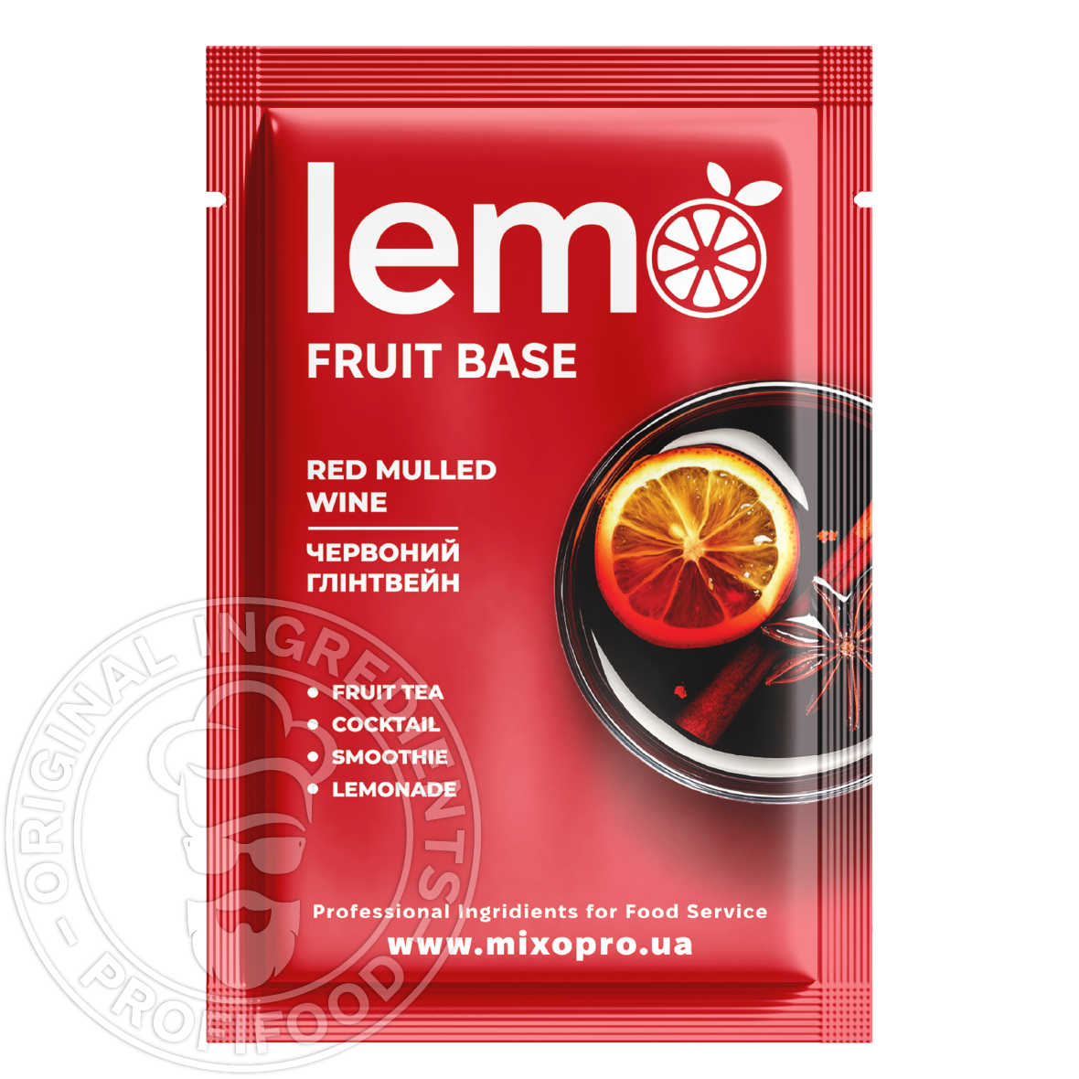 Красное глинтвейн, LEMO, основа-пюре, 45гр*15шт