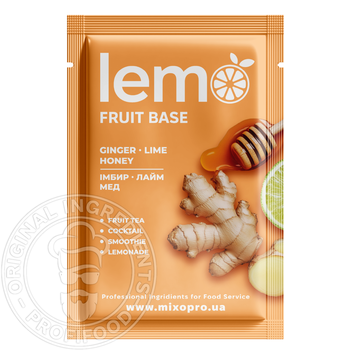 Імбир-Лайм-Мед, LEMO, основа-пюре, 45гр*15шт