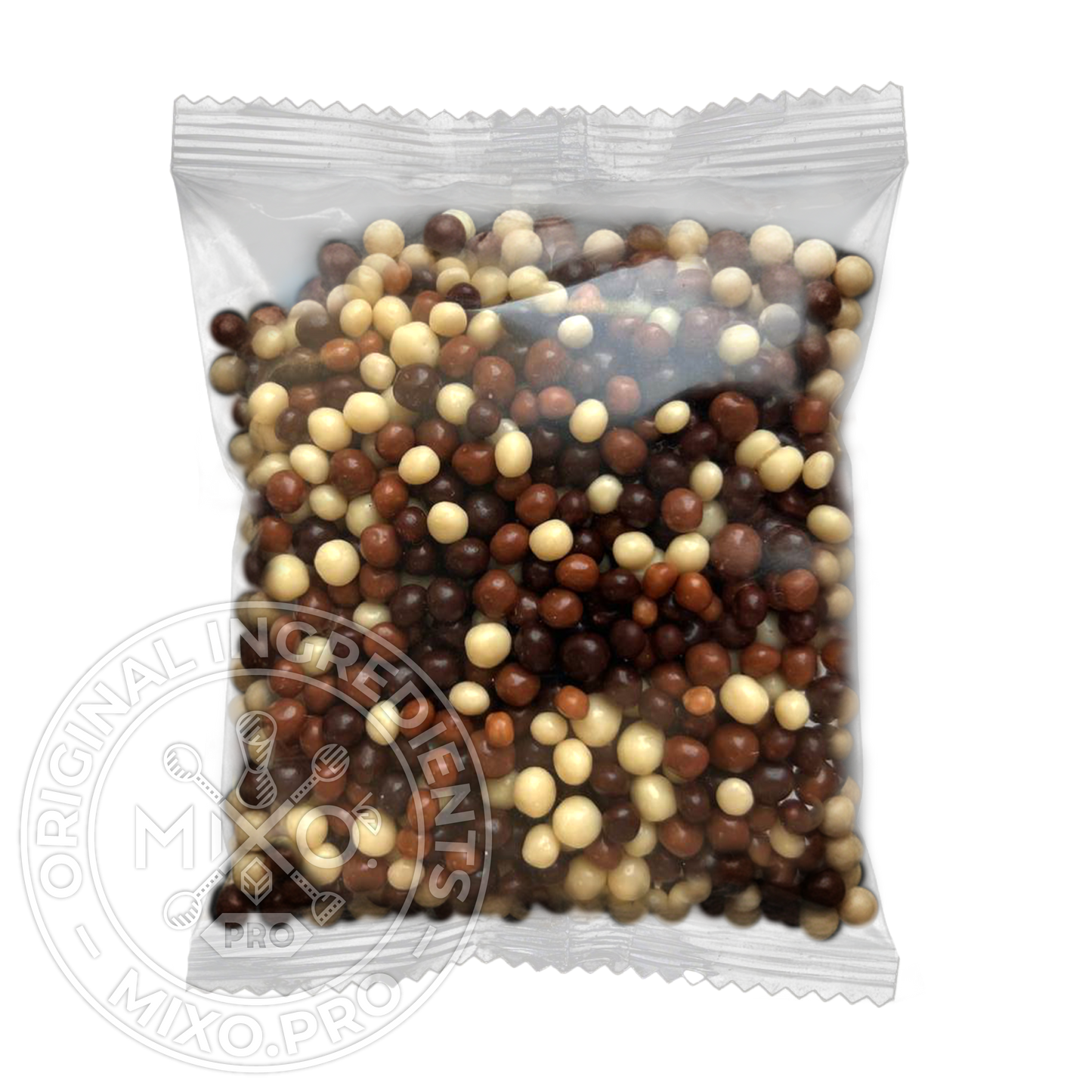 Хрусткі шоколадні кульки мікс 5 мм,100 г