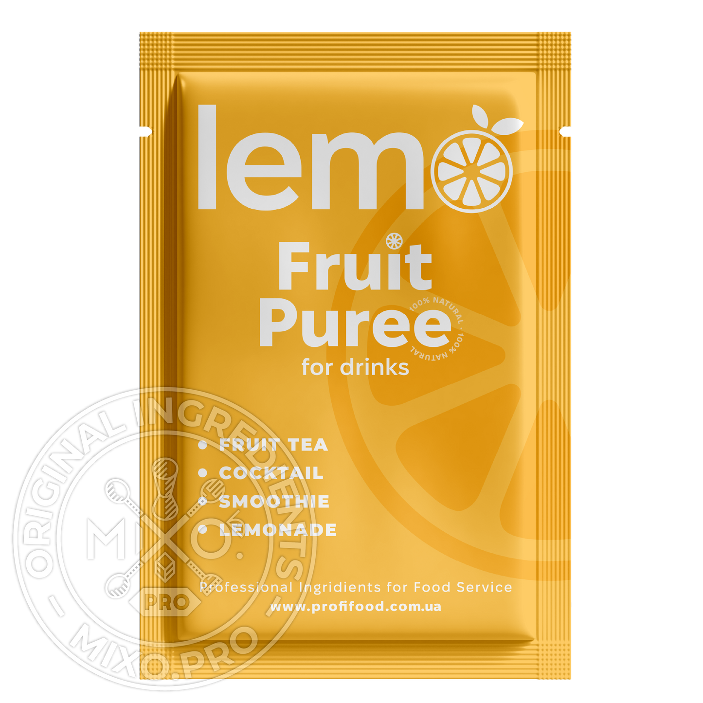 Піна Колада, LEMO, основа-пюре, 45гр*15шт