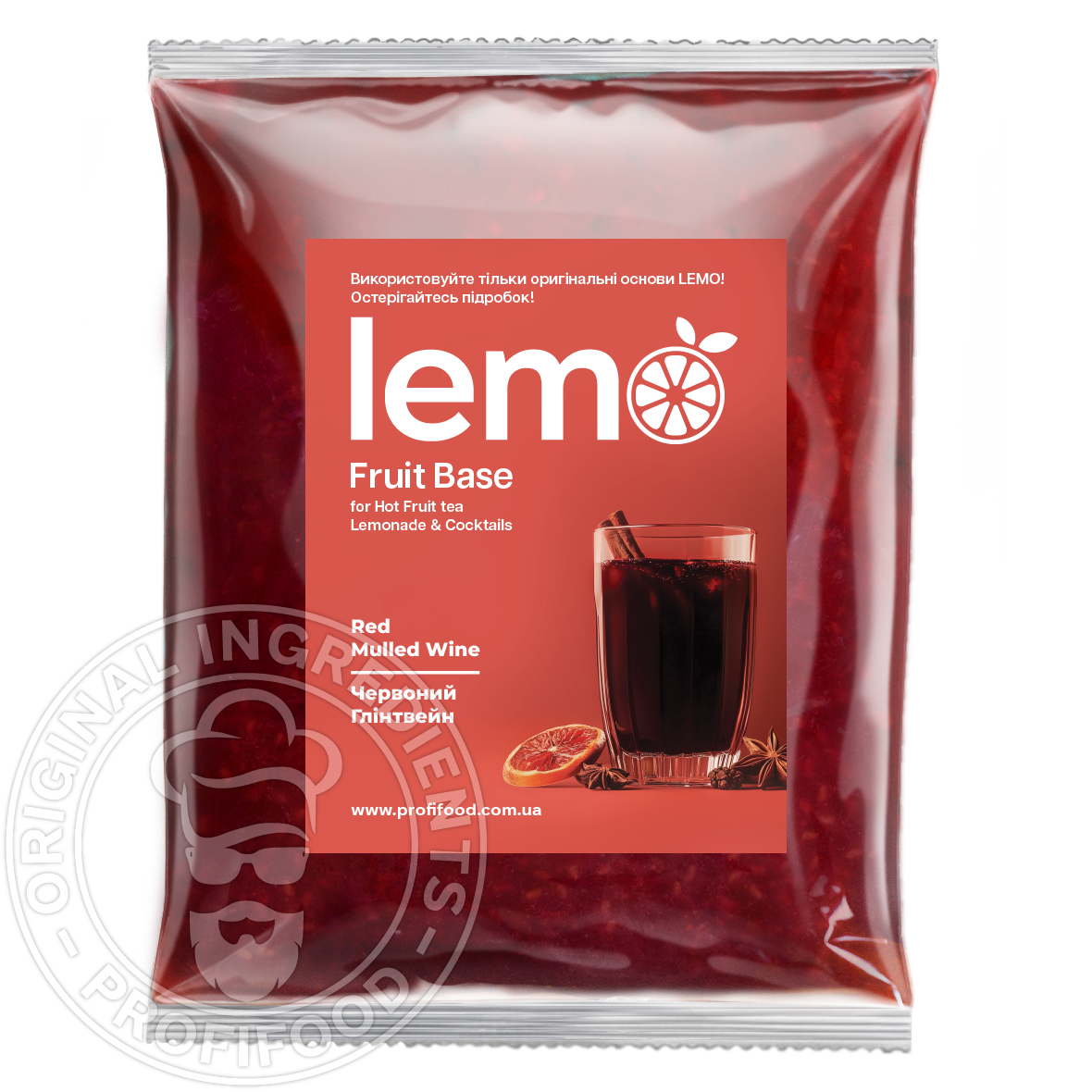 Красное глинтвейн, LEMO, основа-пюре, 1кг