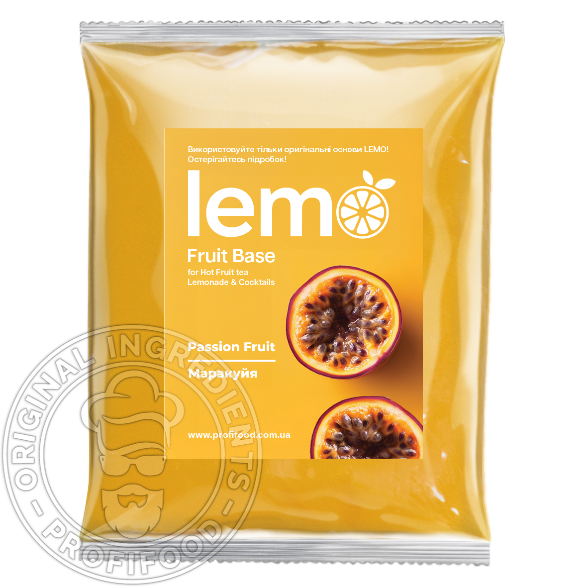 Маракуя, LEMO, основа-пюре, 1кг