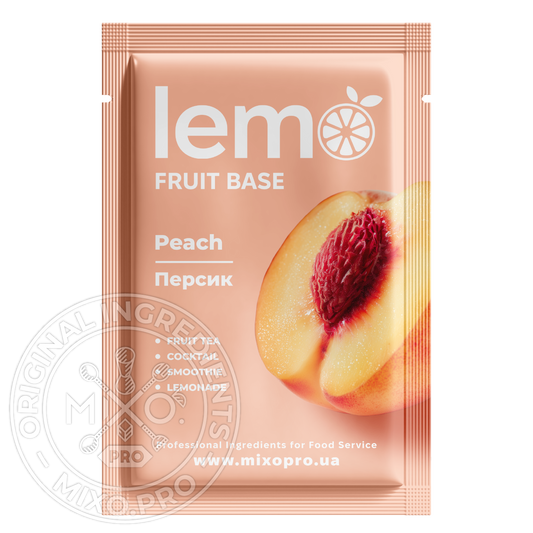 Персик, LEMO, основа-пюре, 45гр*15шт