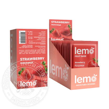 Полуниця, LEMO, основа-пюре, 45гр*15шт