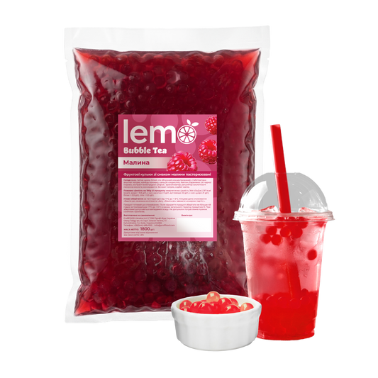 Малина, bubble tea, 1,8 кг