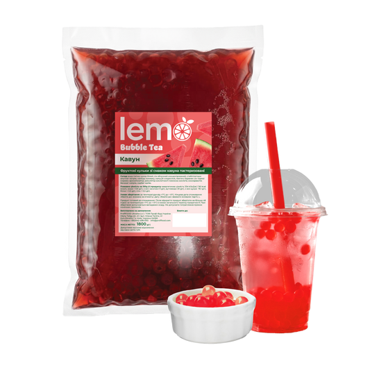 Кавун, bubble tea, 1,8 кг