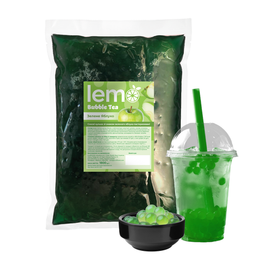 Зелене яблуко, bubble tea, 1,8 кг