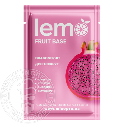 Драгонфрут, LEMO, основа-пюре, 45гр*15шт