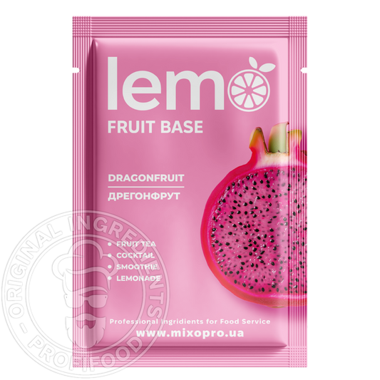 Драгонфрут, LEMO, основа-пюре, 45гр*15шт