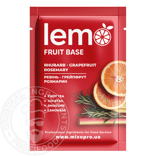 Ревень-Грейпфрут-Розмарин, LEMO, основа-пюре, 45гр*15шт