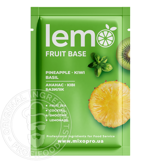 Ананас-Киви-Базилик, LEMO, основа-пюре, 45гр*15шт