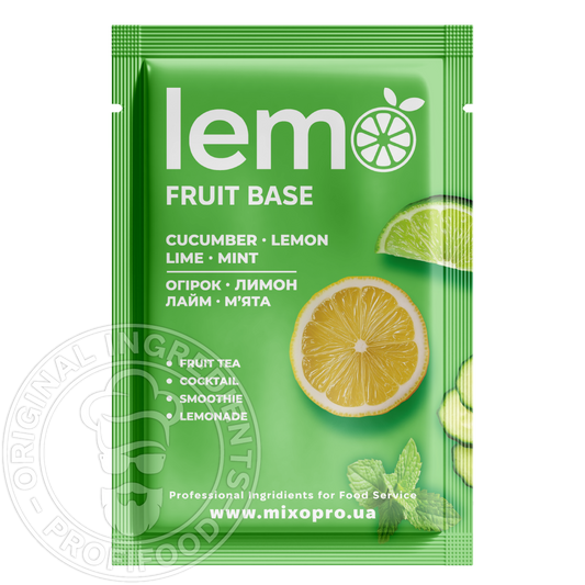 Огурец-мята-лайм-лимон, LEMO, основа-пюре, 45гр*15шт