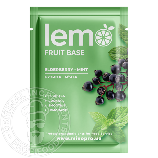 Ягоды Бузины с Мятой, LEMO, основа-пюре, 45гр*15шт