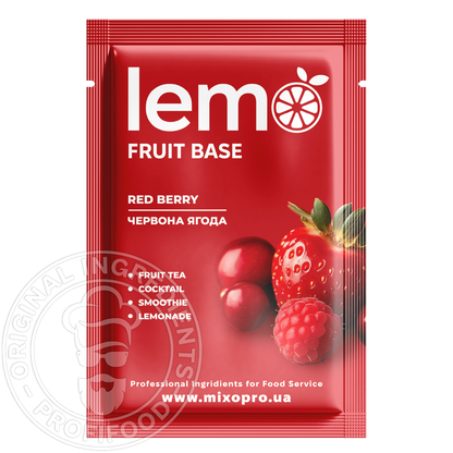 Червона Ягода, LEMO, основа-пюре, 45гр*15шт