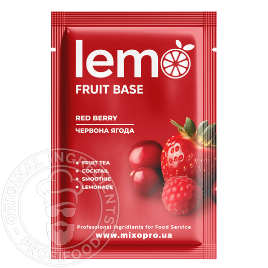 Червона Ягода, LEMO, основа-пюре, 45гр*15шт