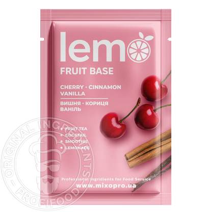 Вишня-Кориця-Ваніль, LEMO, основа-пюре, 45гр*15шт