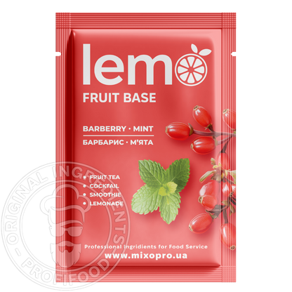 Барбарис-М'ята, LEMO, основа-пюре, 45гр*15шт