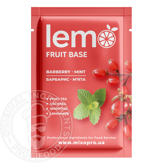 Барбарис-М'ята, LEMO, основа-пюре, 45гр*15шт