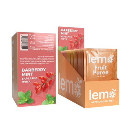 Барбарис-М'ята, LEMO, основа-пюре, 45гр*15шт