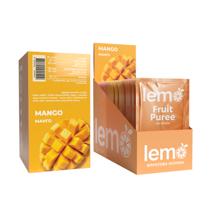 Манго, LEMO, основа-пюре, 45гр*15шт