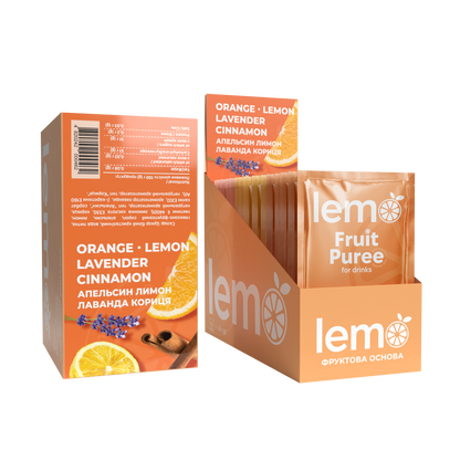 Апельсин-Лаванда, LEMO, основа-пюре, 45гр*15шт