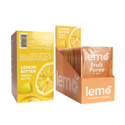 Лимонний Бітер, LEMO, основа-пюре, 45гр*15шт