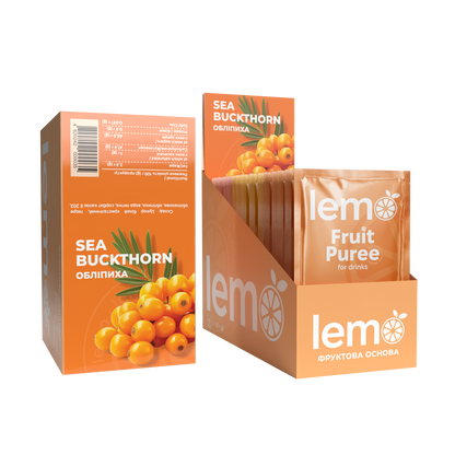 Обліпиха, LEMO, основа-пюре, 45гр*15шт