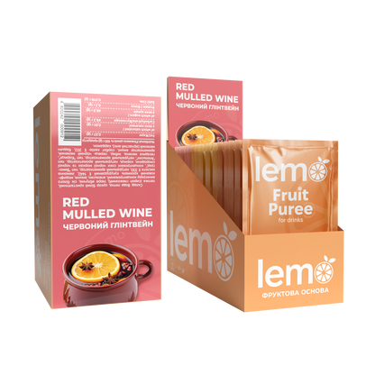 Красное глинтвейн, LEMO, основа-пюре, 45гр*15шт