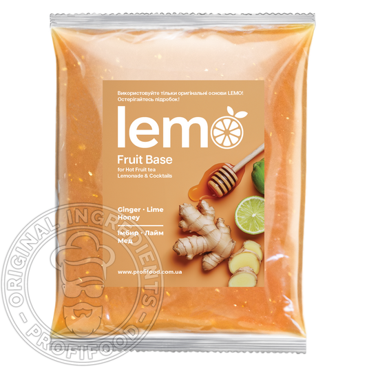 Имбирь-лайм-мед, LEMO, основа-пюре, 1кг