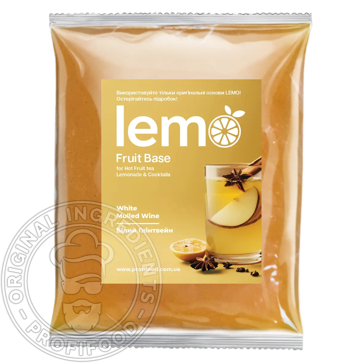 Білий глінтвейн, LEMO, основа-пюре, 1кг